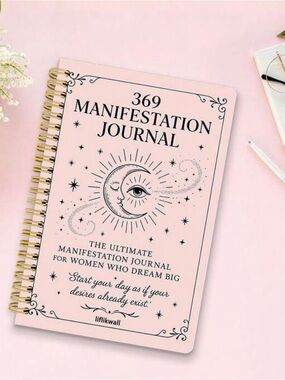 369 Manifestation Journal - Pink Spiral Notebook